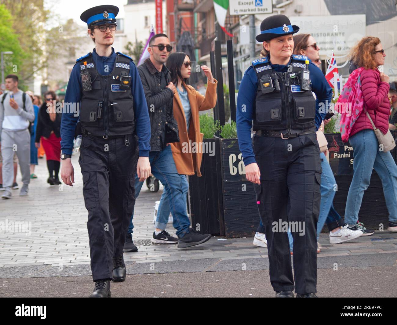 Police officers in Brighton Stock Photo Alamy