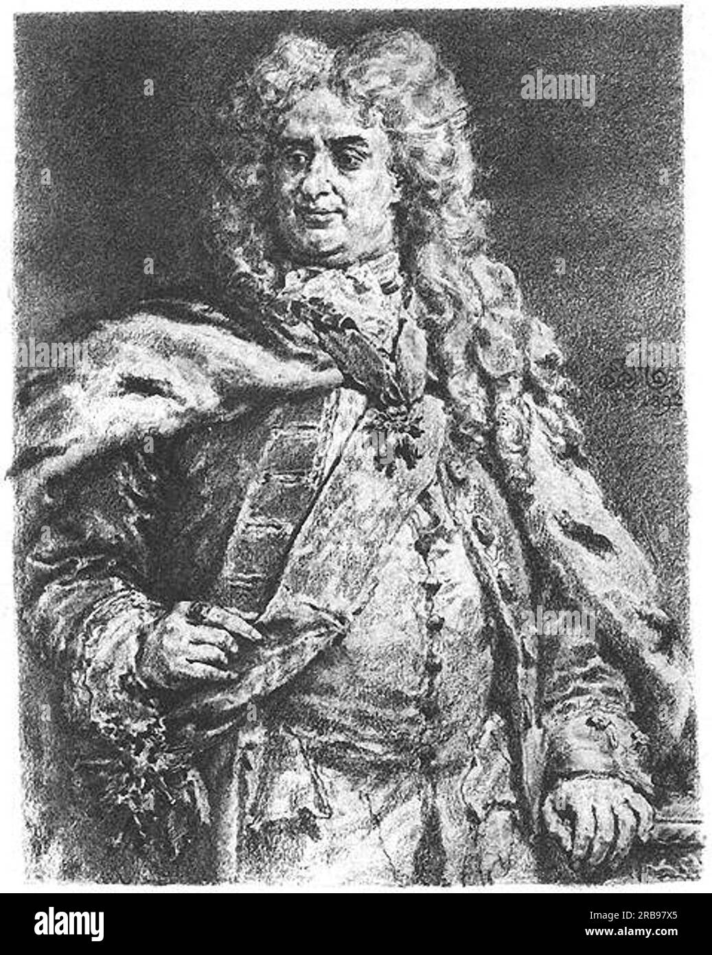 Augustus the strong portrait hires stock photography and images Alamy