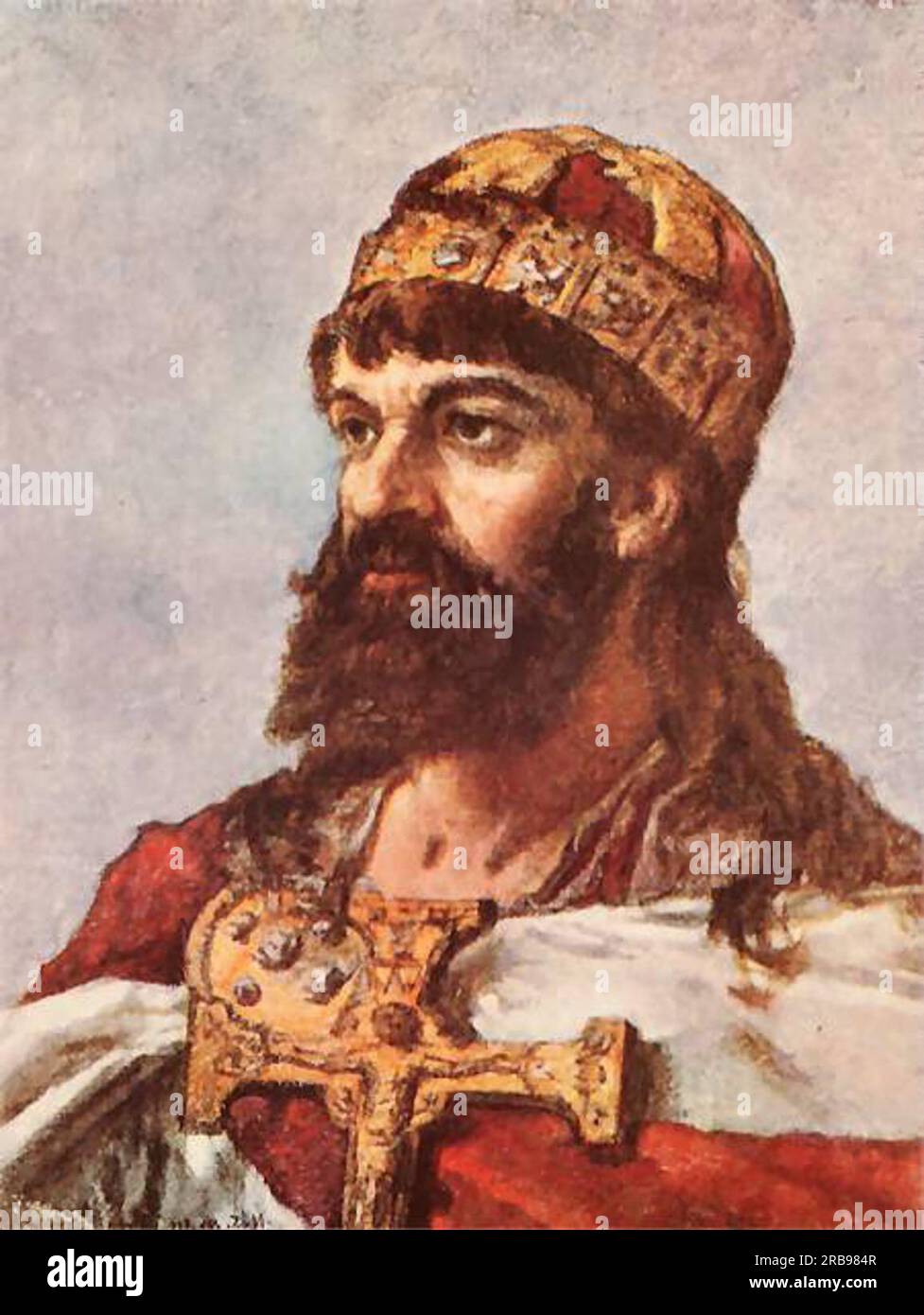Mieszko I of Poland by Jan Matejko Stock Photo Alamy
