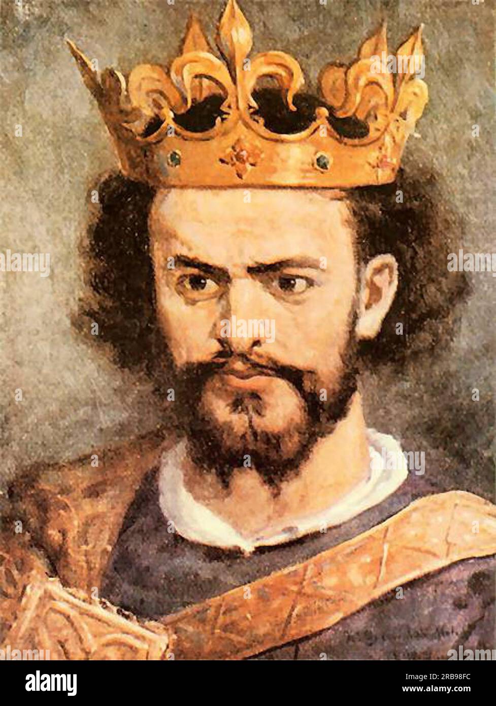 Louis of Anjou by Jan Matejko Stock Photo Alamy