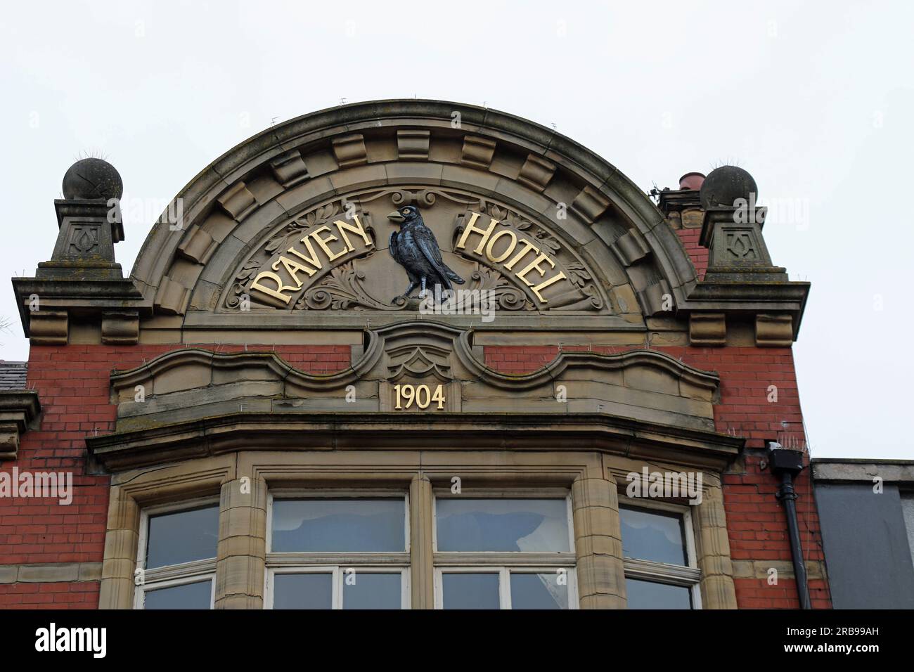 Raven Hotel at Wigan in Greater Manchester Stock Photo