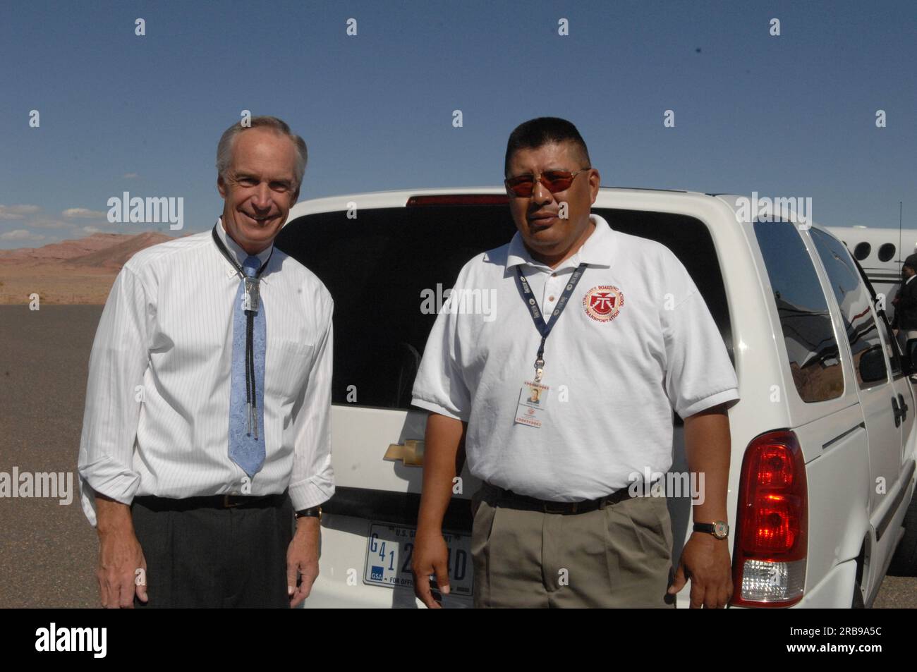 Visit of Secretary Dirk Kempthorne to the Tuba City Boarding School on