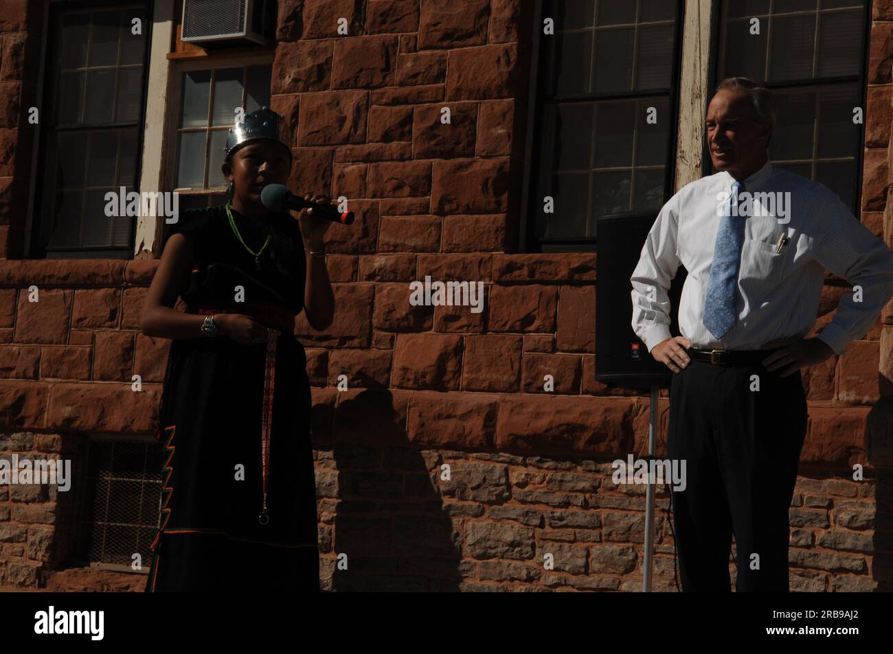 Visit of Secretary Dirk Kempthorne to the Tuba City Boarding School on