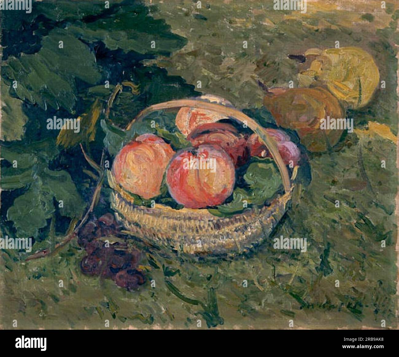 A fruitdish by Maxime Maufra Stock Photo