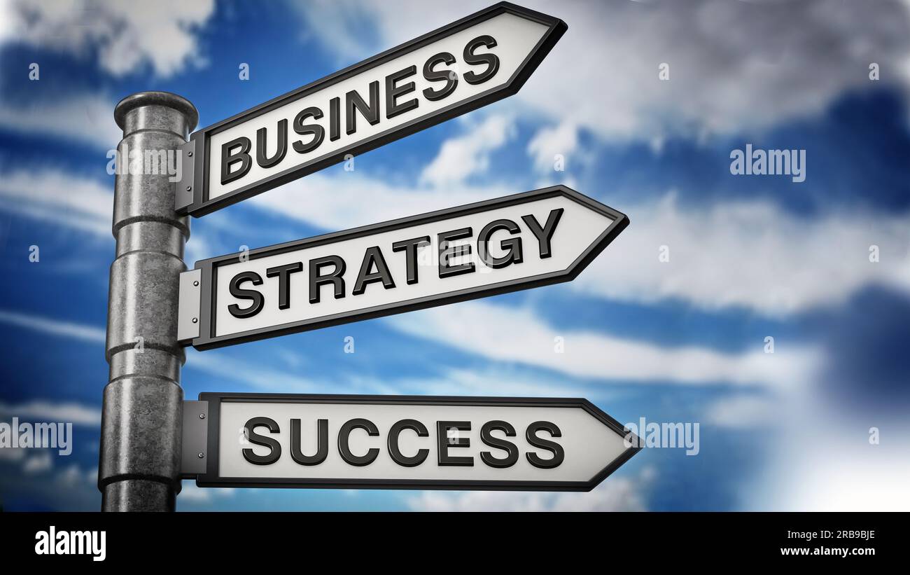 Success failure road sign 3d hi-res stock photography and images - Alamy