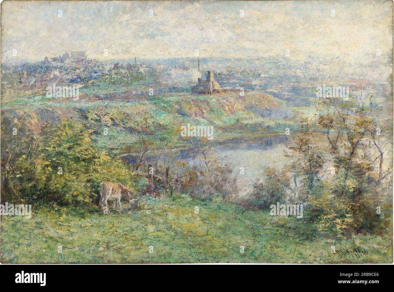 Spring 1912 Coming of Spring 1912 by Frederick McCubbin Stock Photo - Alamy