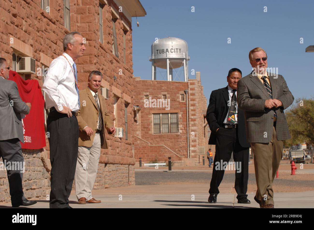 Visit of Secretary Dirk Kempthorne to the Tuba City Boarding School on