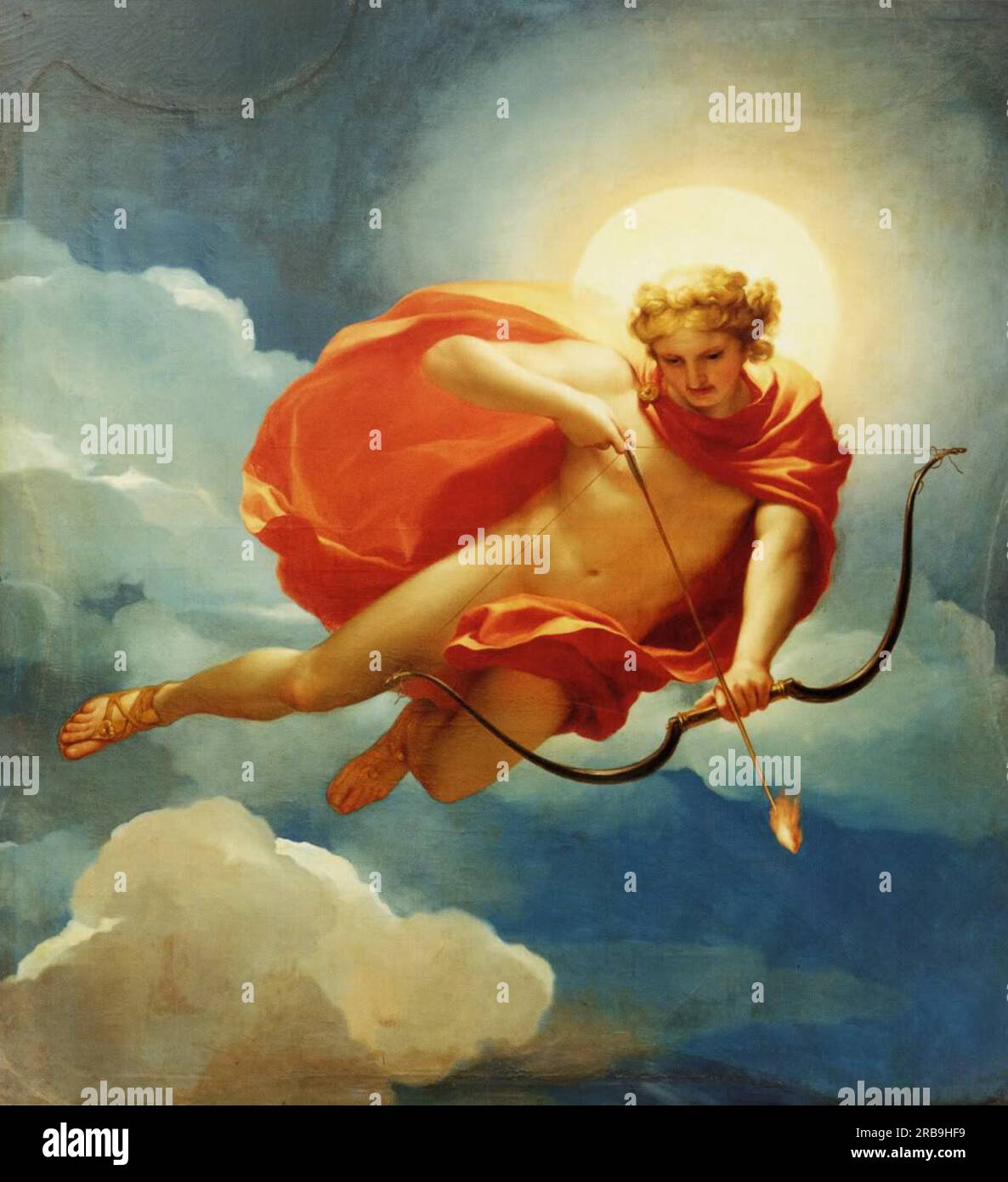 Helios as a Personification of Midday 1765 by Anton Raphael Mengs Stock Photo