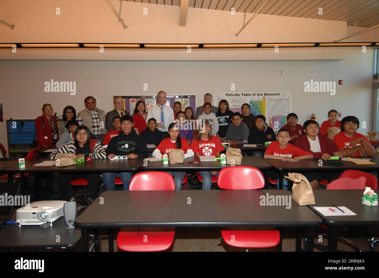 Visit of Secretary Dirk Kempthorne to the Tuba City Boarding School on