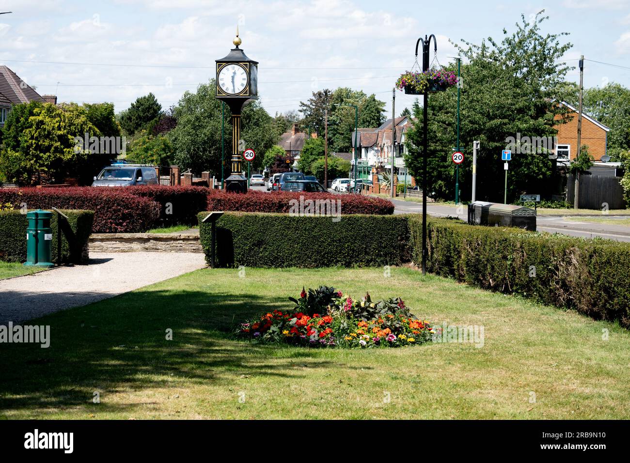 The Clock from the Memorial Gardens, Marston Green, West Midlands