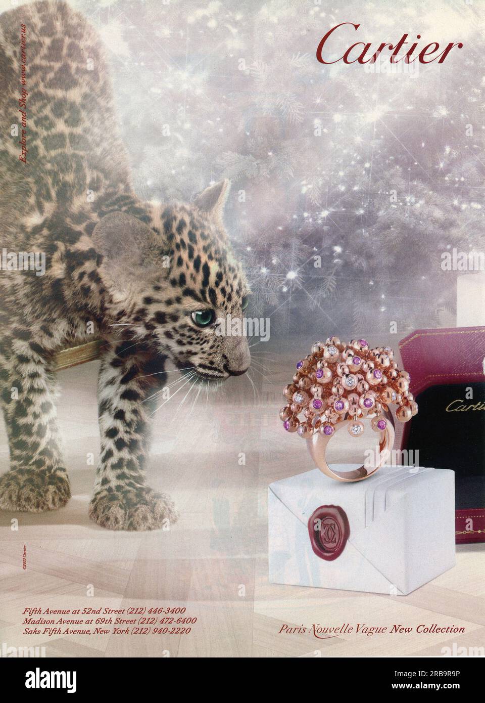 Cartier Add Cartier magazine advertisement hi-res stock photography and images - Alamy