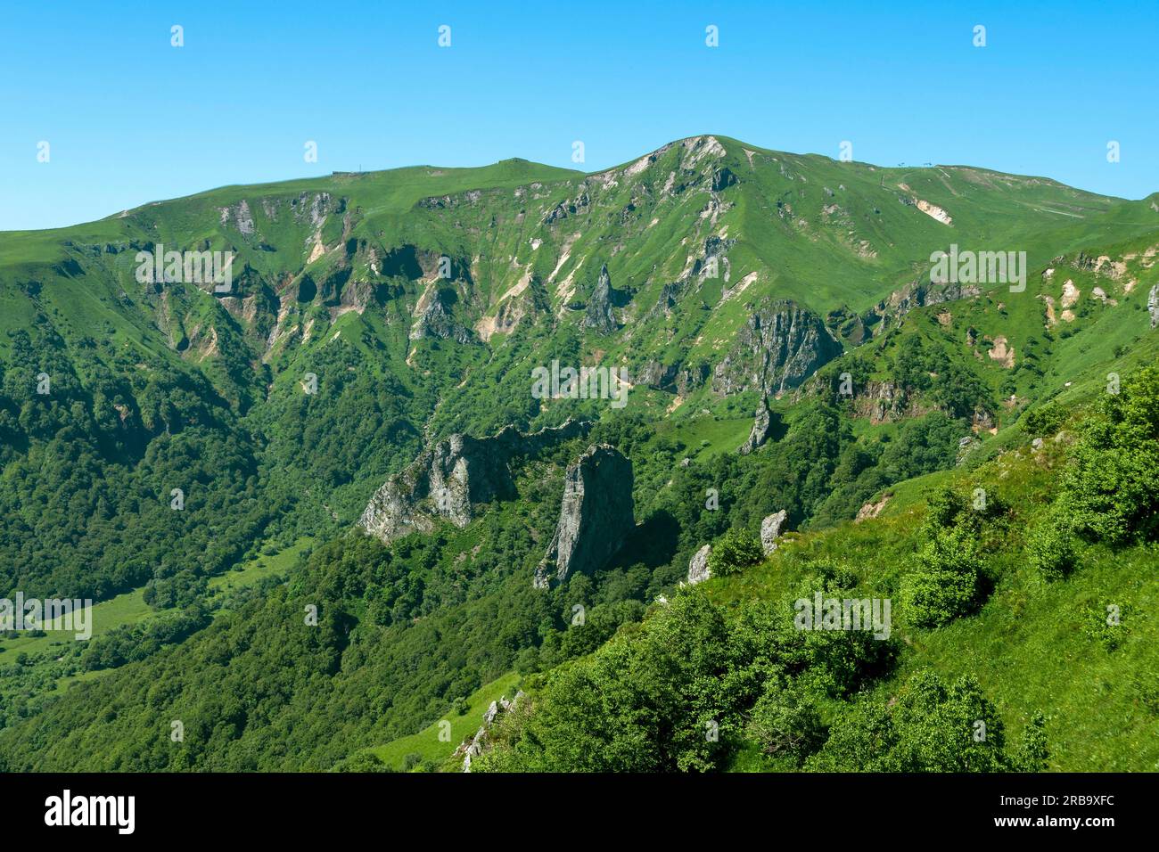 Chaudefour Valley Natural Reserve, Sancy massif, Auvergne Volcanoes ...