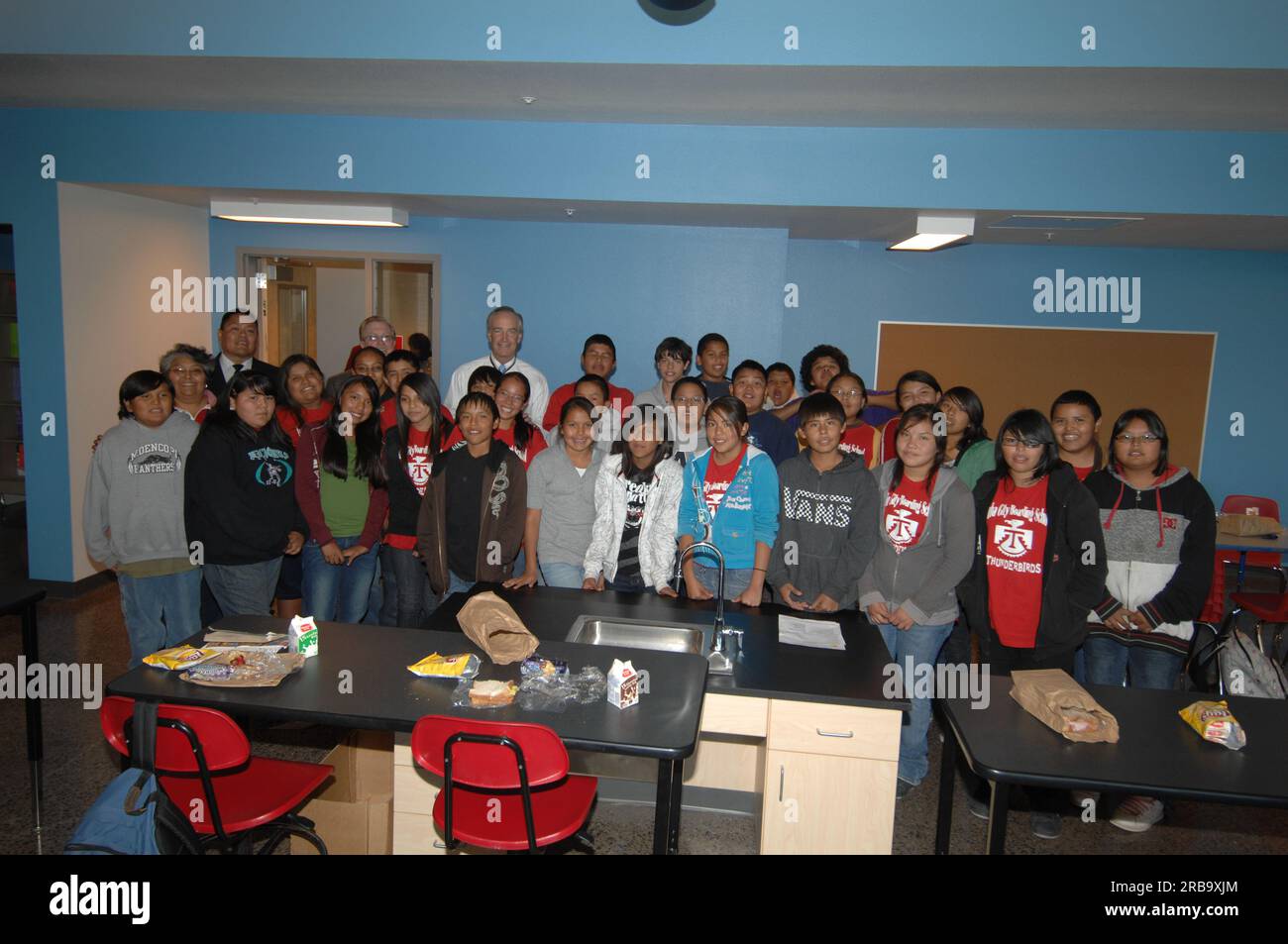 Visit of Secretary Dirk Kempthorne to the Tuba City Boarding School on