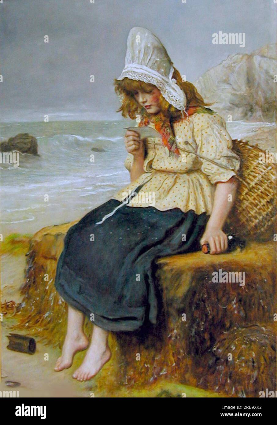 Message From the Sea by John Everett Millais Stock Photo Alamy