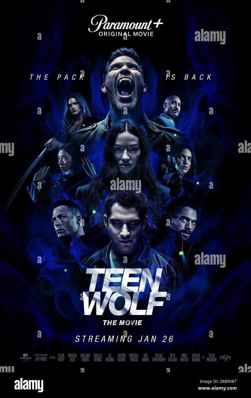 Teen Wolf The Movie 2023 poster Stock Photo