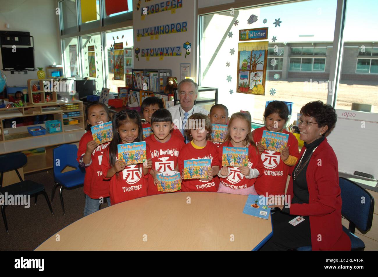 Visit of Secretary Dirk Kempthorne to the Tuba City Boarding School on