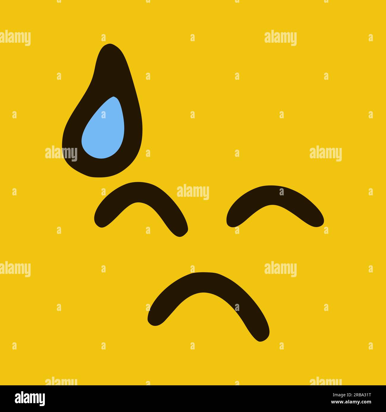 This is a illustration of Cute anime-style eyes with a sad expression Stock  Vector Image & Art - Alamy