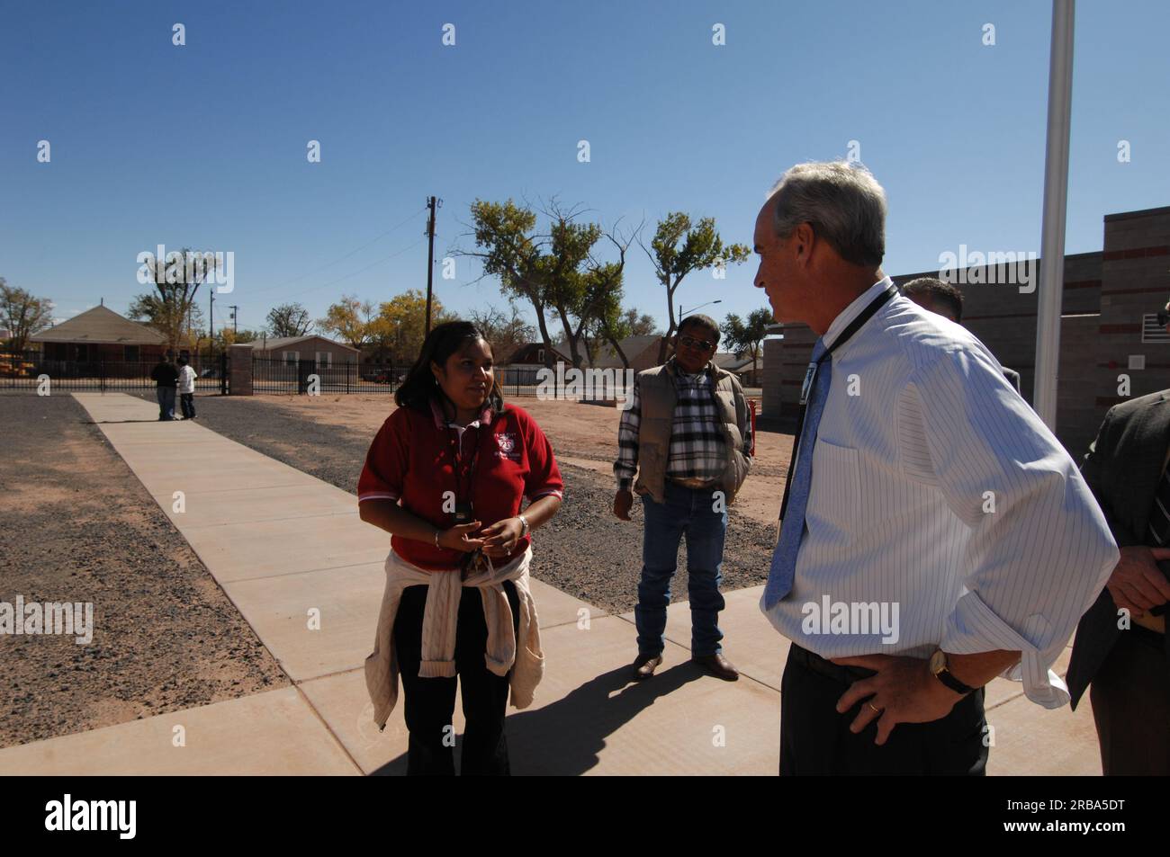 Visit of Secretary Dirk Kempthorne to the Tuba City Boarding School on