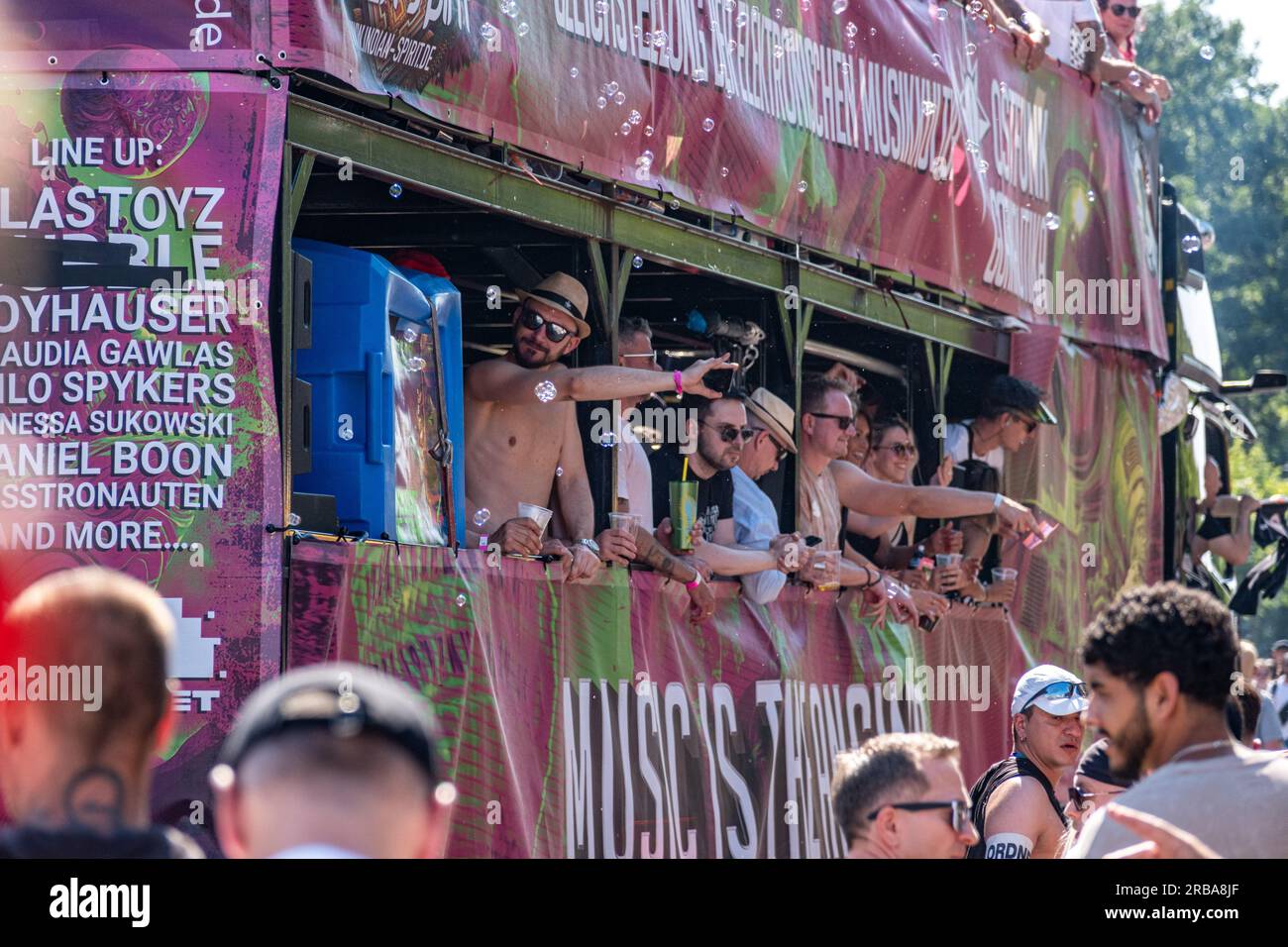 Positivity Raves July 8, 2023, BERLIN, Germany: July 08, 2023, Berlin, Germany : The ð ...