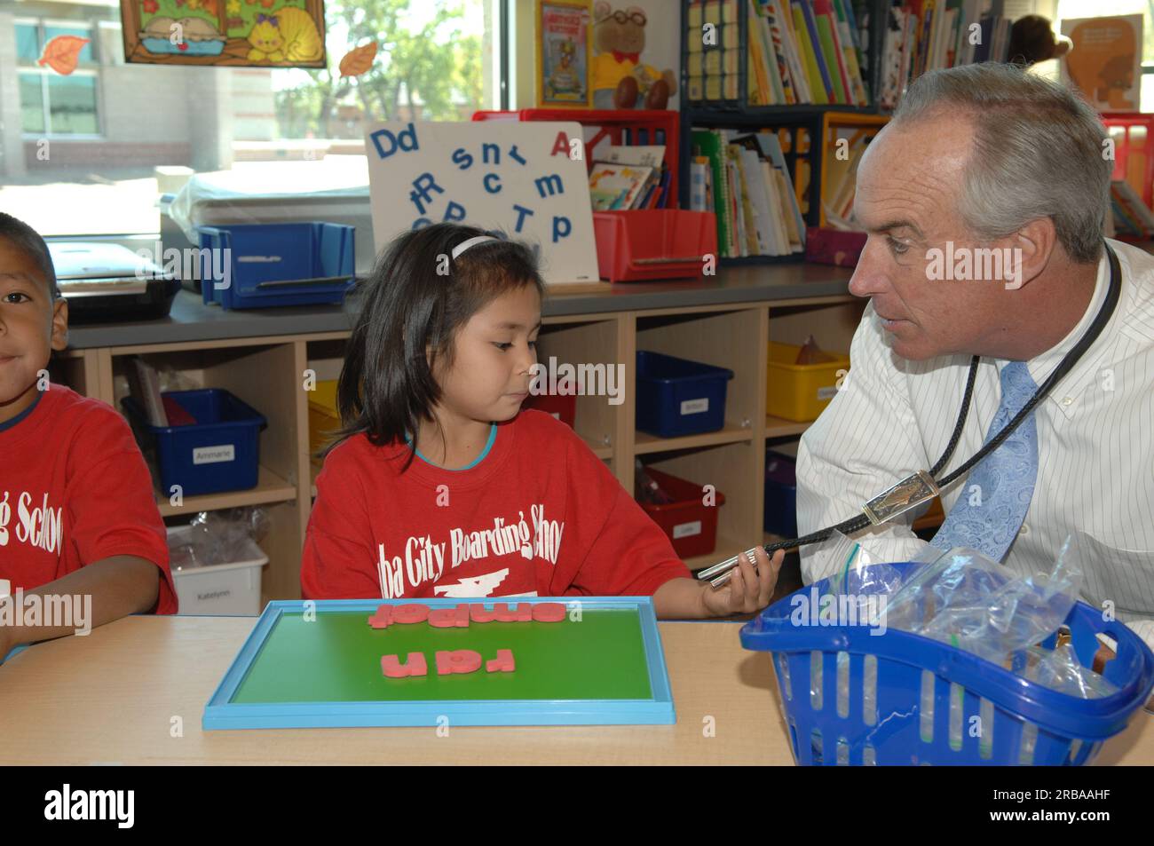 Visit of Secretary Dirk Kempthorne to the Tuba City Boarding School on