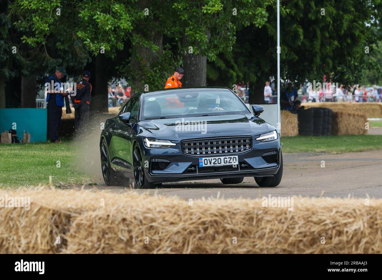 Polestar 1, driven around the race track at the Bicester flywheel