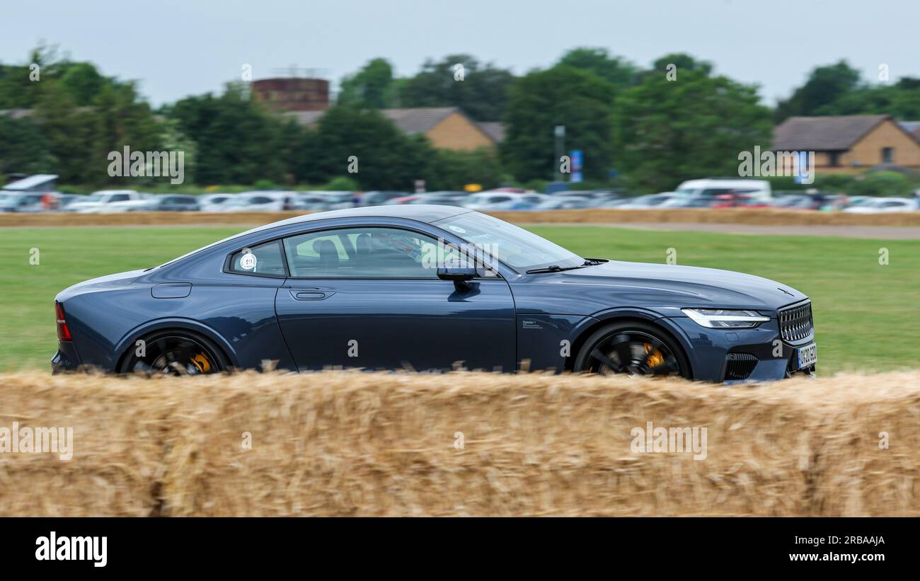 Polestar 1, driven around the race track at the Bicester flywheel