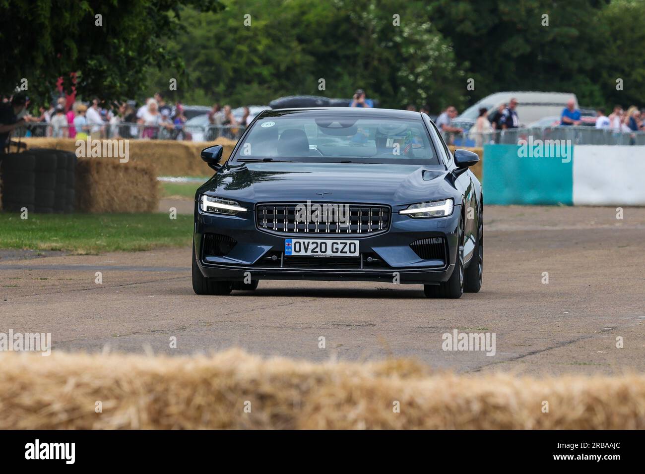 Polestar 1, driven around the race track at the Bicester flywheel