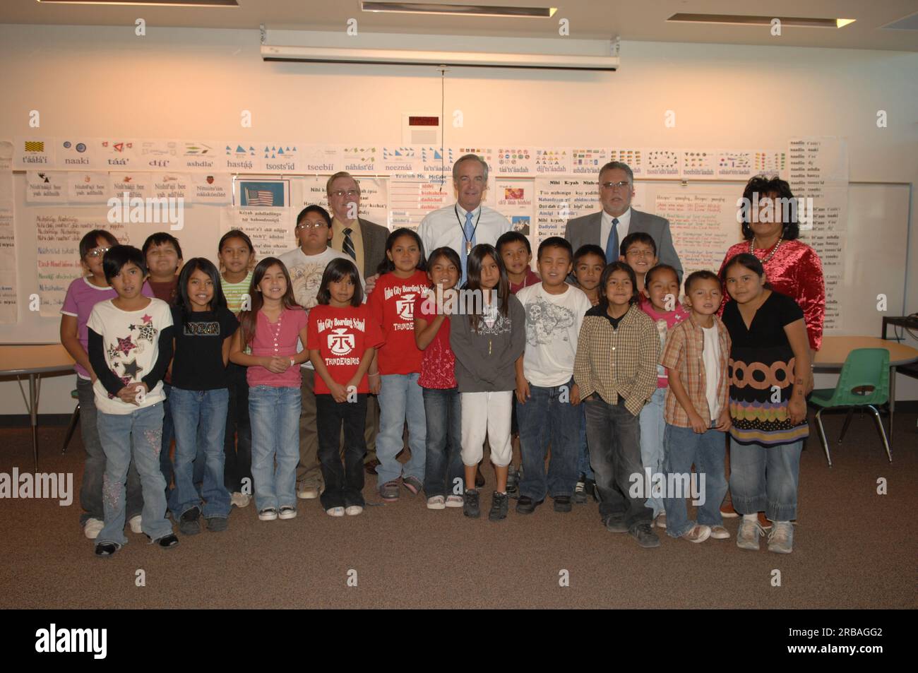 Visit of Secretary Dirk Kempthorne to the Tuba City Boarding School on