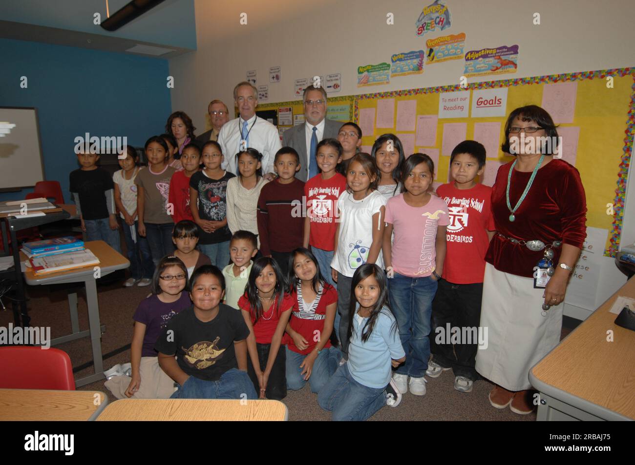 Visit of Secretary Dirk Kempthorne to the Tuba City Boarding School on