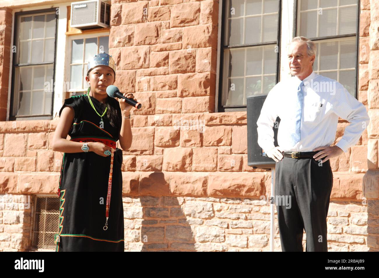 Visit of Secretary Dirk Kempthorne to the Tuba City Boarding School on