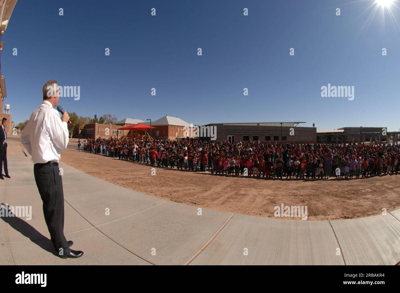 Visit of Secretary Dirk Kempthorne to the Tuba City Boarding School on