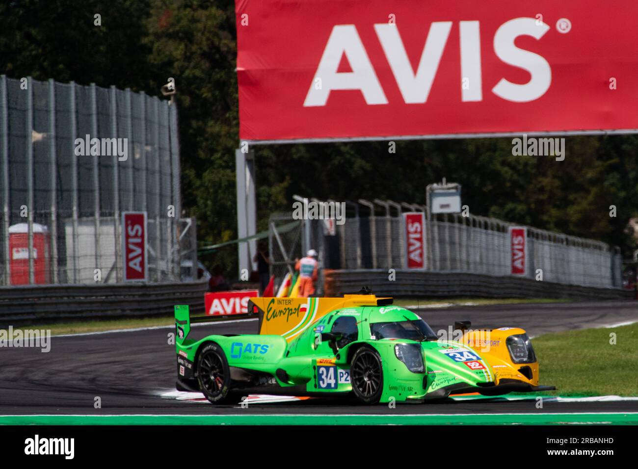 Monza Circuit, Monza, Lombardy, Italy. 8th July, 2023. 2023 FIA World Endurance Championship, 6 Hours of Monza; INTER Europol Competition Oreca 07 - Gibson Credit: Action Plus Sports/Alamy Live News Stock Photo