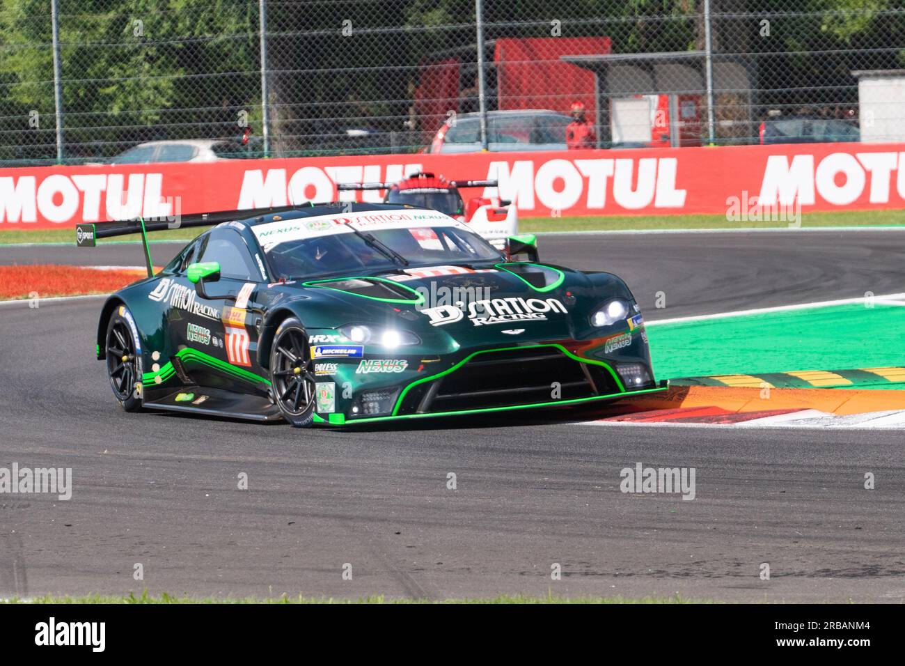 Monza Circuit, Monza, Lombardy, Italy. 8th July, 2023. 2023 FIA World Endurance Championship, 6 Hours of Monza; D'STATION Racing Aston Martin Vantage AMR Credit: Action Plus Sports/Alamy Live News Stock Photo