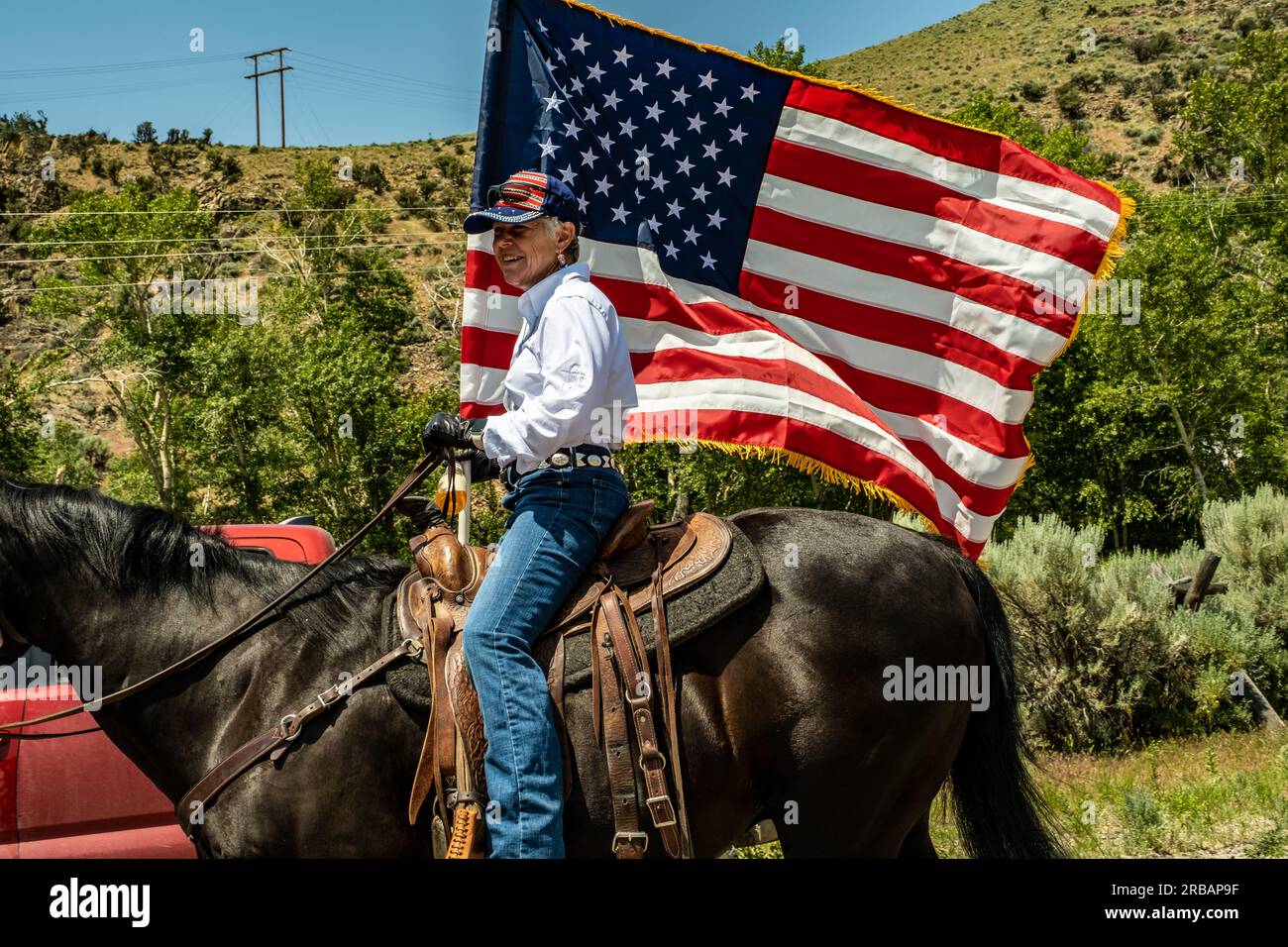 Clayton Idaho Parade on the 4th of July Stock Photo Alamy