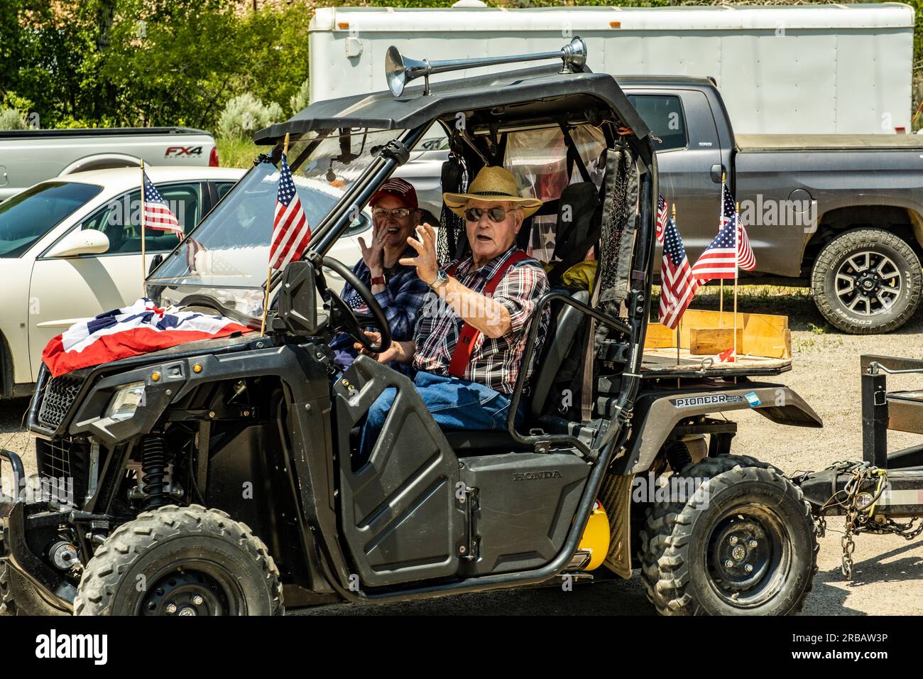 Clayton Idaho Parade on the 4th of July Stock Photo Alamy