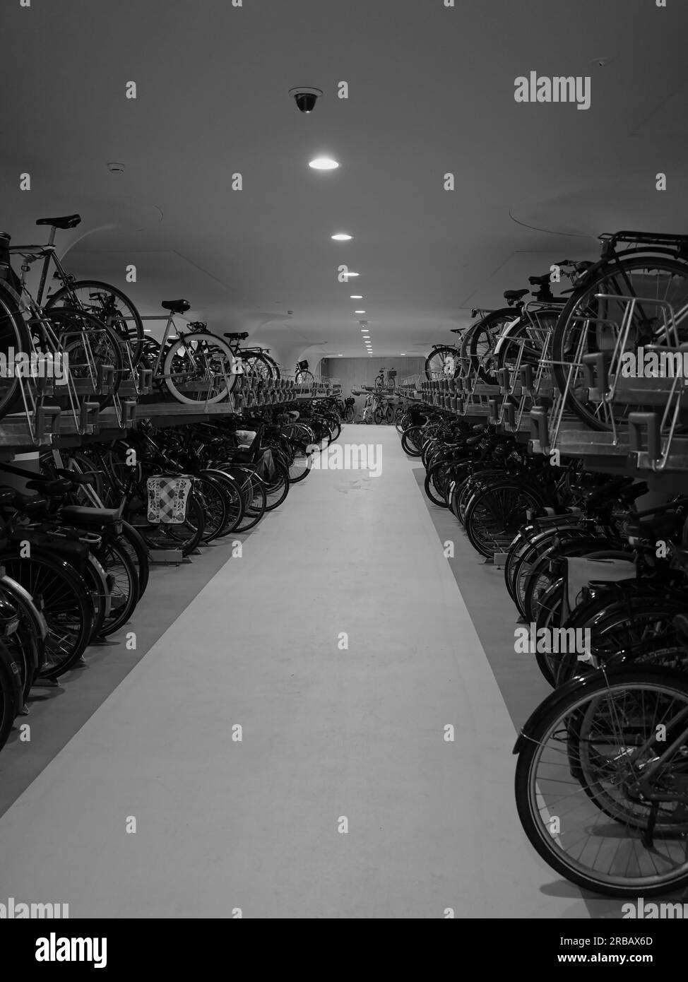 Bicycle Parking Garage, Capital, Amsterdam, Netherlands Stock Photo - Alamy