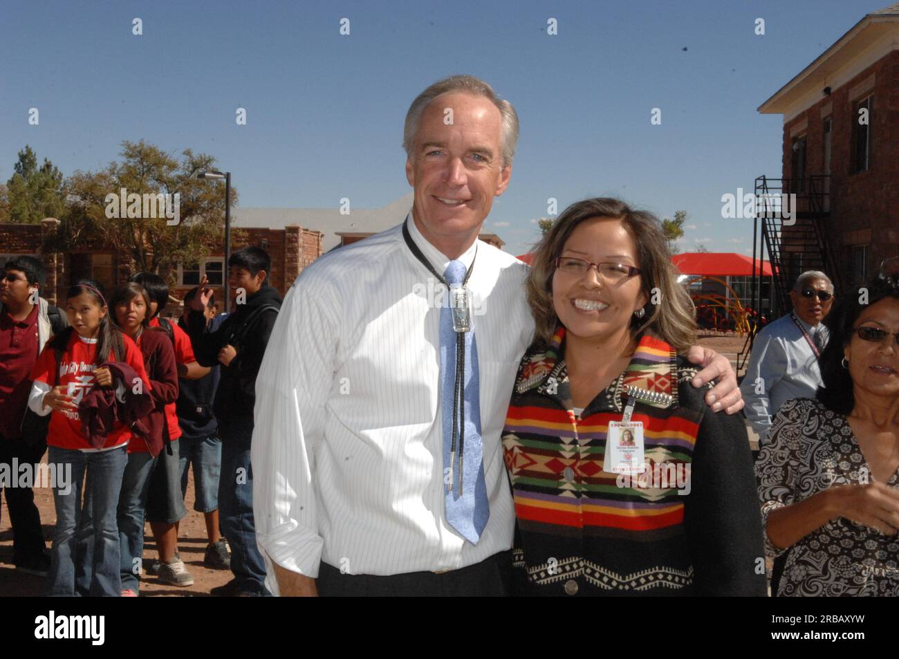 Visit of Secretary Dirk Kempthorne to the Tuba City Boarding School on