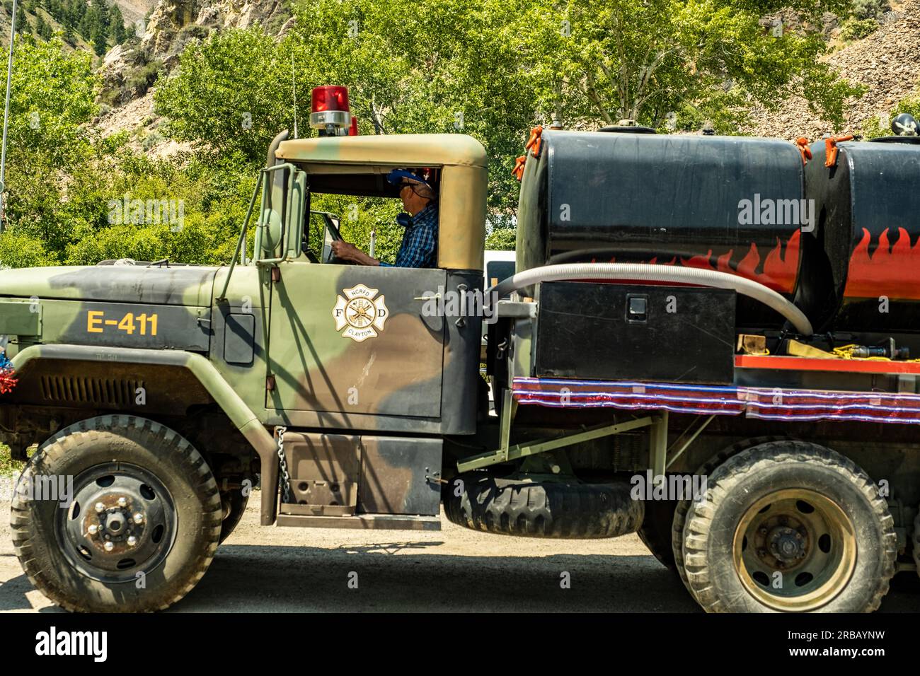 Clayton Idaho Parade on the 4th of July Stock Photo Alamy