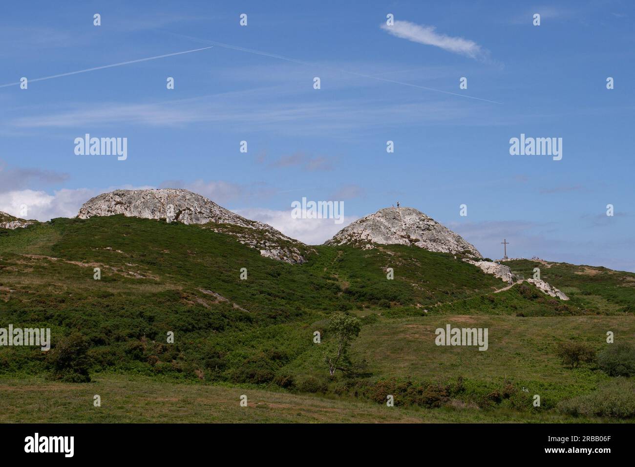 Bray Head and surrounds on the Greystones to Bray coastal walk Stock Photo