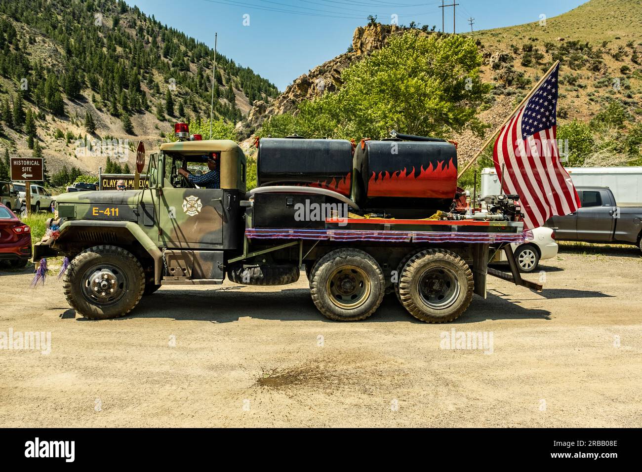 Clayton Idaho Parade on the 4th of July Stock Photo Alamy