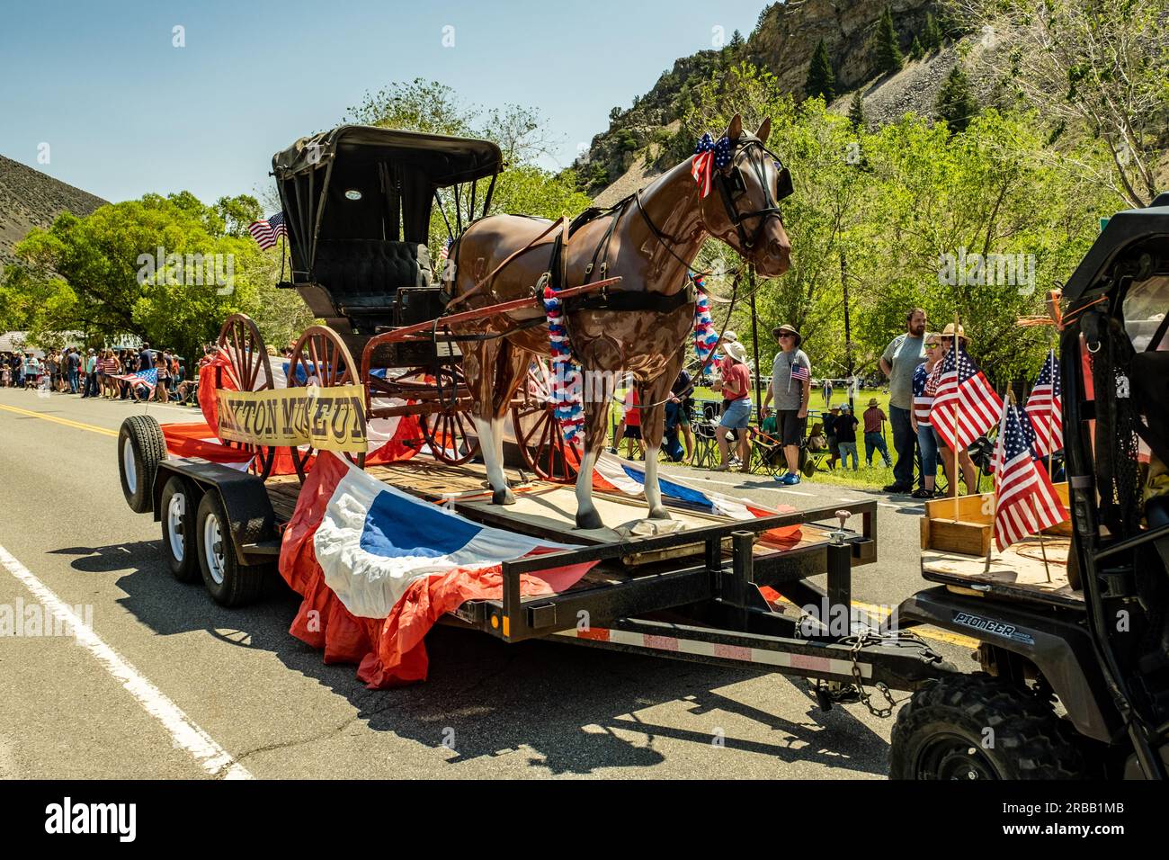 Clayton Idaho Parade on the 4th of July Stock Photo Alamy