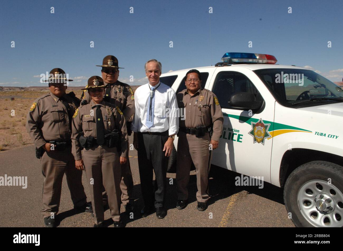 Visit of Secretary Dirk Kempthorne to the Tuba City Boarding School on