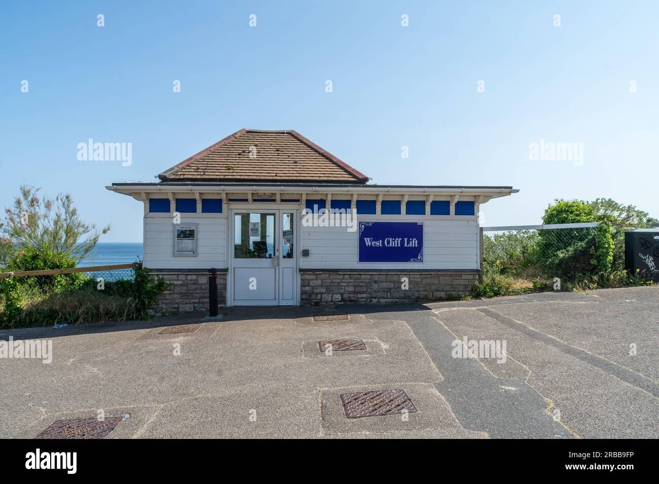 West Cliff, Bournemouth, UK June 5th 2023 The ticket office for the