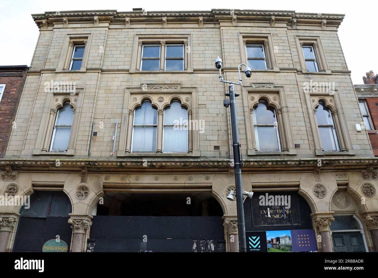 Victorian era office at Grimes Arcade building in Wigan Stock Photo Alamy