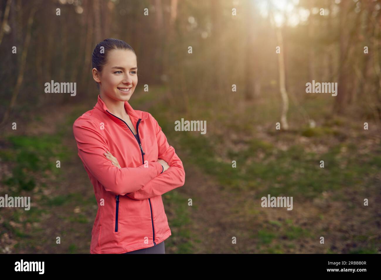 Woman arms crossed silhouette hi-res stock photography and images - Alamy