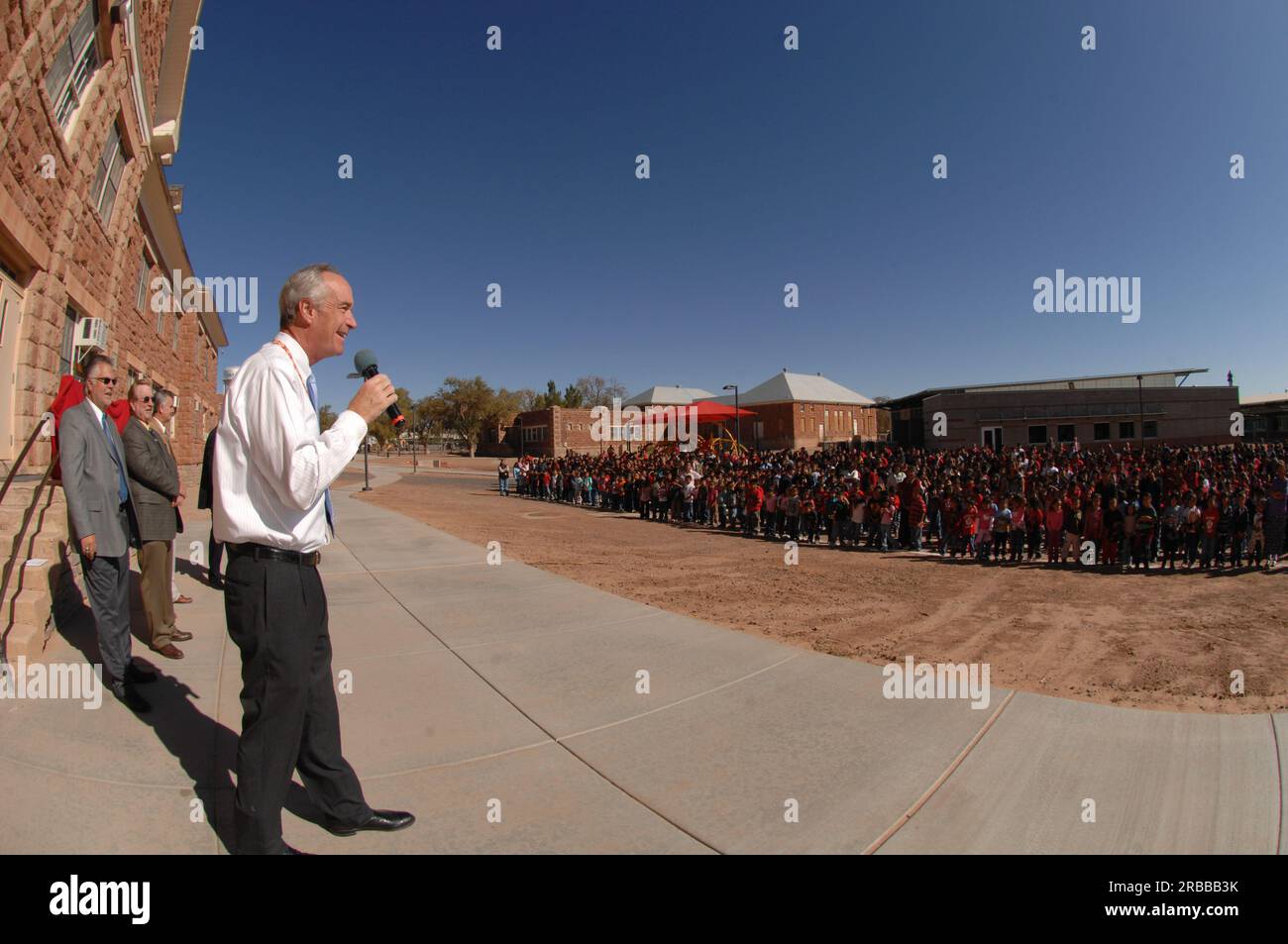 Visit of Secretary Dirk Kempthorne to the Tuba City Boarding School on