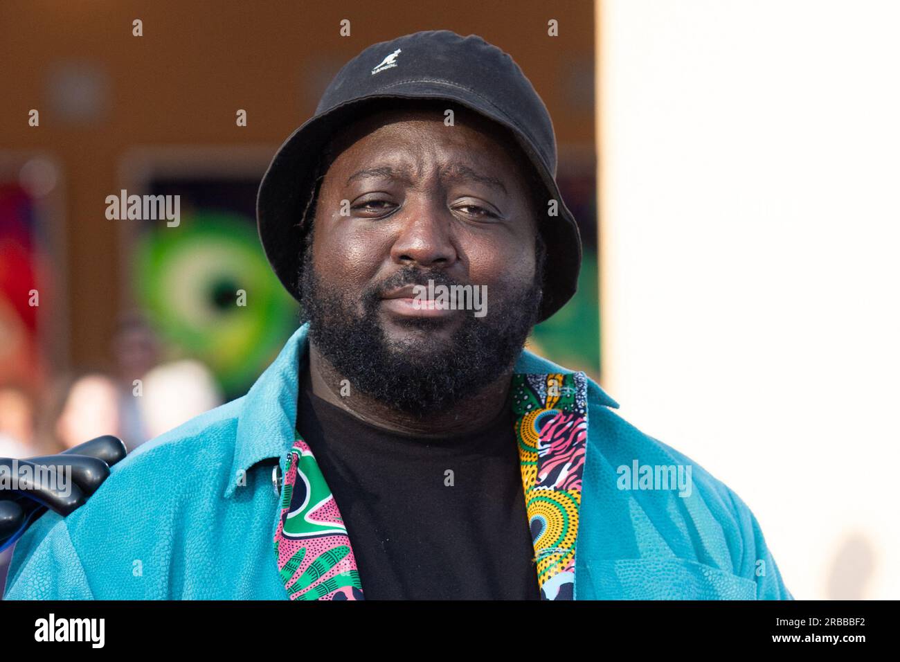 Marne La Vallee, France. 08th July, 2023. Djimo attending the Together