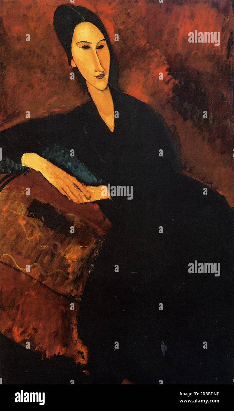 Anna Modigliani Portrait of Anna Zborowska 1917; Paris, France by Amedeo Modigliani ...