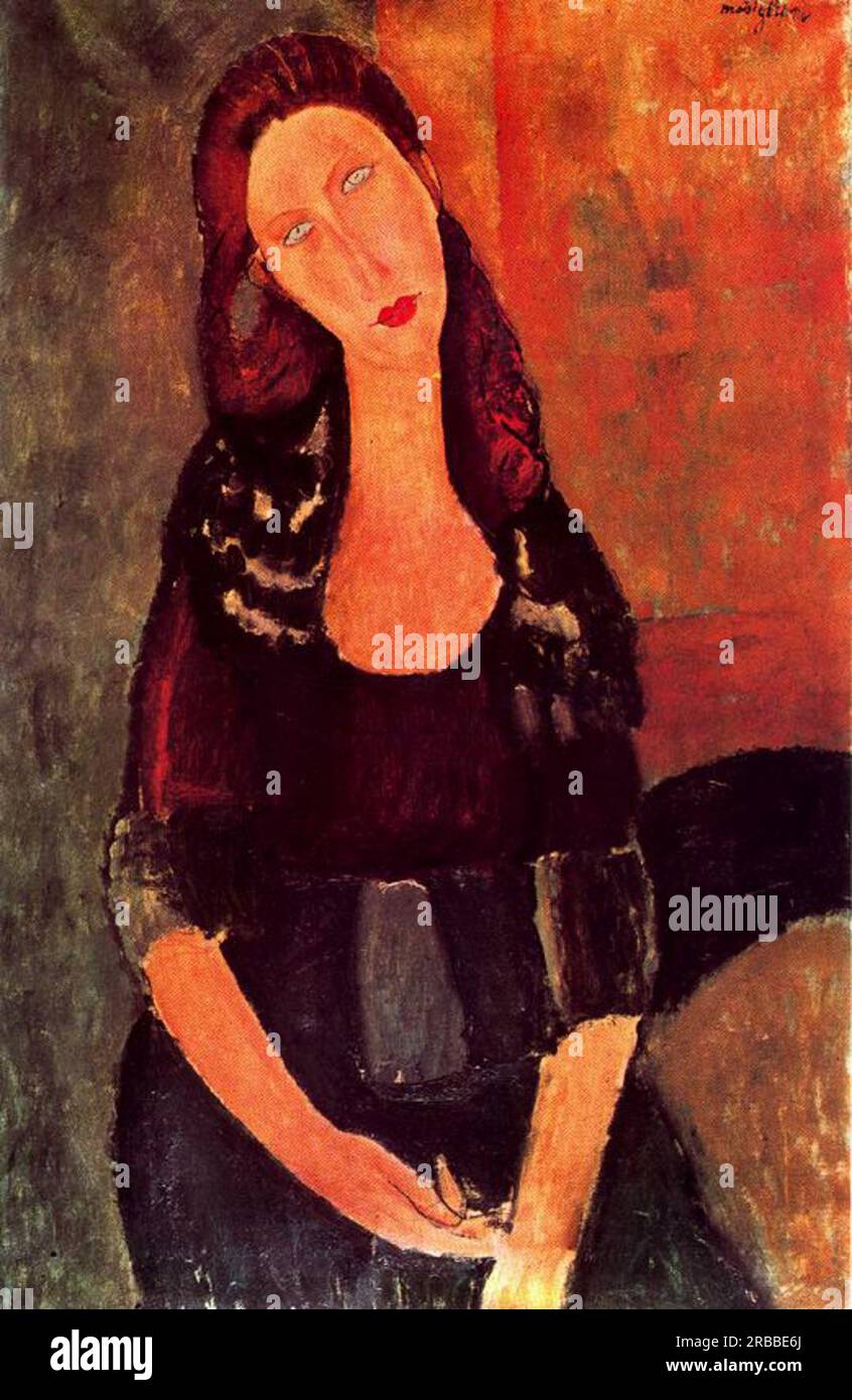 Poster / Tableau Sur Toile – Amedeo Modigliani "Seated Woman" – Marque DìMò ART – Neuf, Italie