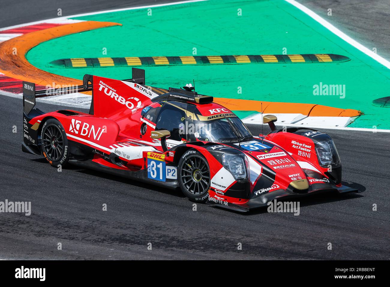 Monza, Italy. 08th July, 2023. #31 Team WRT - Oreca 07 Gibson of Ferdinand Habsburg-Lothringen (AUT) in action during the WEC FIA World Endurance Championship 6 Hours of Monza 2023 at Autodromo Nazionale Monza. Credit: SOPA Images Limited/Alamy Live News Stock Photo
